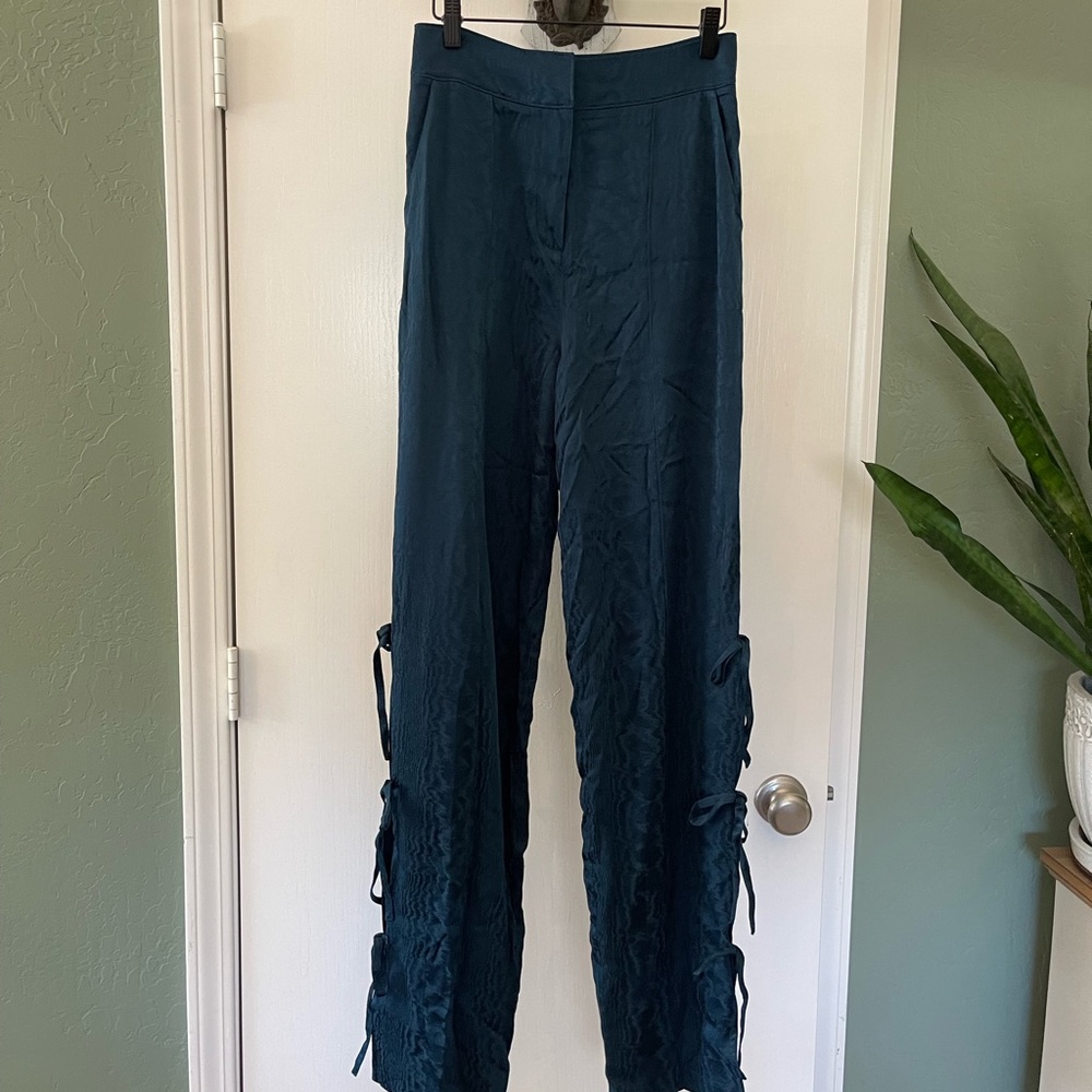 Cinq a Sept Keaton Pant Peacock Blue size 2 NWT - Picture 5 of 8